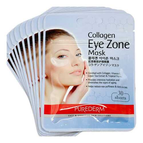 Патчи для глаз Purederm Collagen Eye Zone Mask в Магнит Косметик