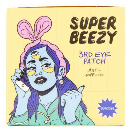 Патчи для глаз SUPER BEEZY гидрогелиевые против отеков и темных кругов 60 шт в Магнит Косметик