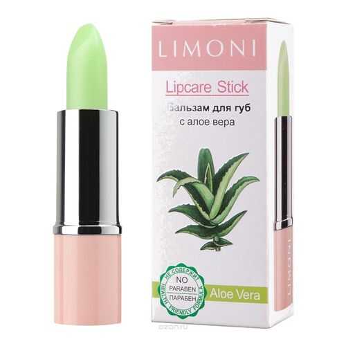 Бальзам для губ Limoni Lipcare Stick 06 Aloe Vera 4 в Магнит Косметик