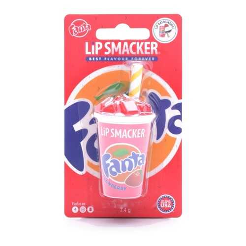 Бальзам для губ Lip smacker с ароматом Fanta Strawberry в Магнит Косметик