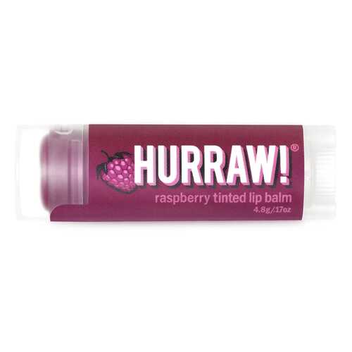 Оттеночный бальзам для губ Малина, Hurraw! Raspberry Tinted Lip Balm 4,8 г в Магнит Косметик