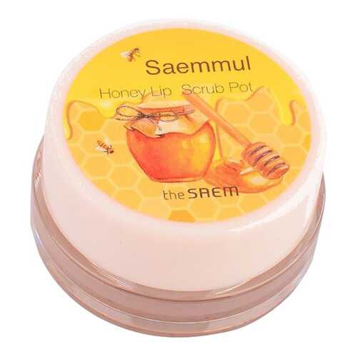 Скраб The Saem Saemmul Honey Lip Scrub Pot медовый в баночке для губ, 7 г в Магнит Косметик