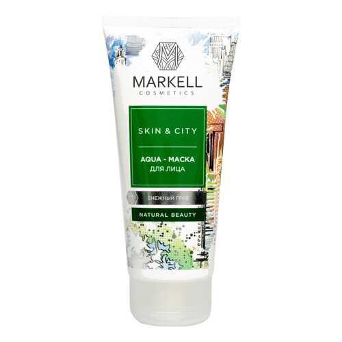 Aqua-маска для лица Markell Skin&City Снежный гриб 100 мл в Магнит Косметик