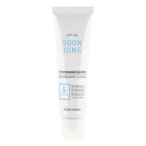 Бальзам для лица Etude House Soon Jung 5 Panthensoside Cica Balm 40 мл в Магнит Косметик