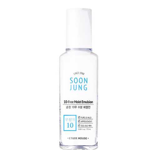 Эмульсия для лица Etude House Soon Jung 10-Free Moist Emulsion 120 мл в Магнит Косметик