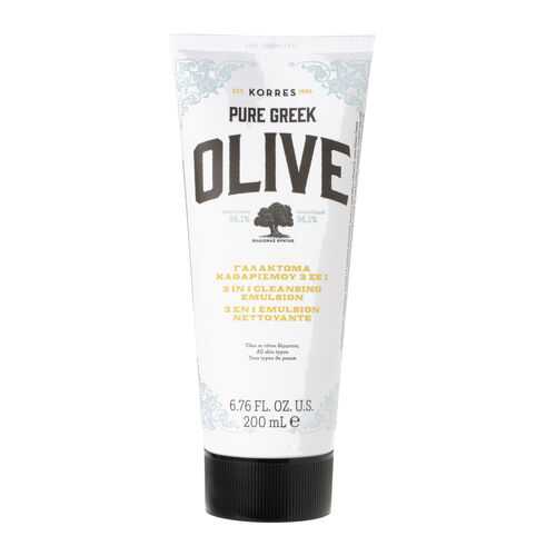 Эмульсия для лица Korres Pure Greek Olive 3 in 1 Cleansing Emulsion 200 мл в Магнит Косметик