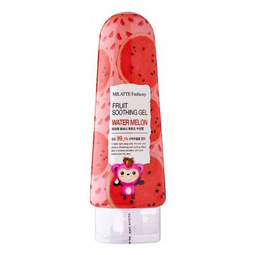Гель для лица MILATTE Fashiony Fruit Soothing Gel Water Melon 200 мл в Магнит Косметик