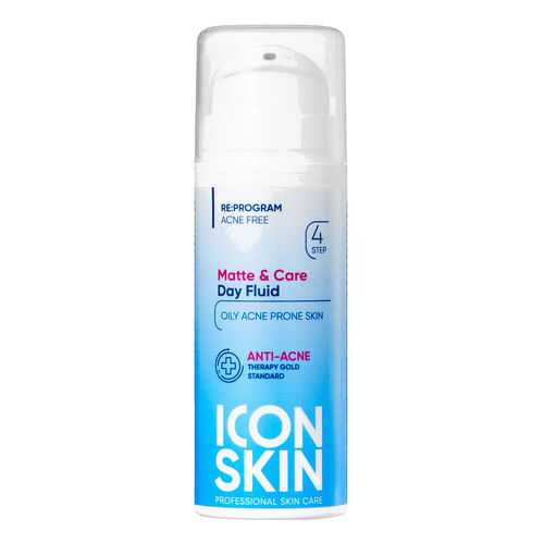 Icon Skin Крем-флюид для лица Matte & Care 30 мл в Магнит Косметик