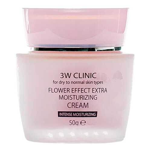 Крем для лица 3W Clinic Flower Effect Extra Moisture Cream 50 мл в Магнит Косметик