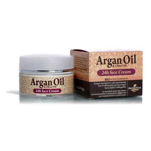 Крем для лица Arganoil уход 24ч для нормальной и сухой кожи 50 мл в Магнит Косметик