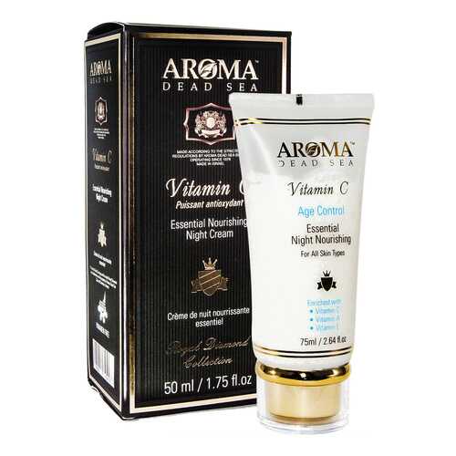 Крем для лица Aroma Dead Sea Essential Nourishing Vitamin C Night Cream 50 мл в Магнит Косметик