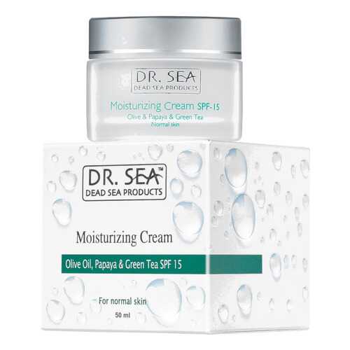 Крем для лица Dr. Sea С маслом оливы, экстрактом папайи и зеленого чая SPF 15 50 мл в Магнит Косметик