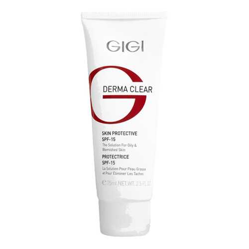 Крем для лица GIGI Derma Clear увлажняющий защитный SPF 15 75 мл в Магнит Косметик