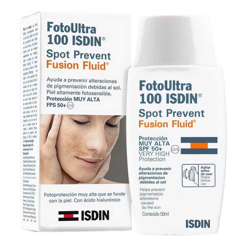 Крем для лица Isdin Foto Ultra 100 Spot Prevent Fusion Fluid SPF 50+ 50 мл в Магнит Косметик