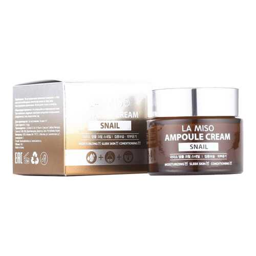 Крем для лица La Miso Snail Ampoule Cream в Магнит Косметик