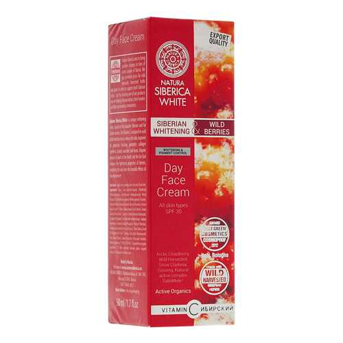 Крем для лица Natura Siberica All Skin Types SPF 30 50 мл в Магнит Косметик