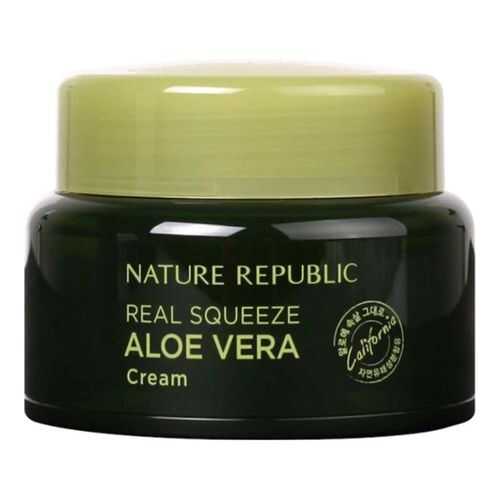 Крем для лица Nature Republic Real Squeeze Aloe Vera Cream 50 мл в Магнит Косметик