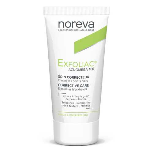 Крем для лица Noreva Exfoliac Acnomega 100 matifying care 30 мл в Магнит Косметик