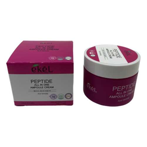 Крем для лица с пептидами Ekel Peptide All In One Ampoule Cream 50 мл в Магнит Косметик