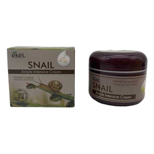 Крем для лица с улиточным муцином Ekel Snail Ample Intensive Cream 100 гр в Магнит Косметик