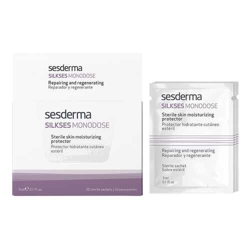 Крем для лица Sesderma Silkses Monodose Протектор увлажняющий стерильный 20 шт по 3 мл в Магнит Косметик