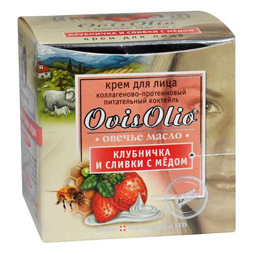 Крем для лица Шустер Формасьютикл OvisOlio Овечье масло Клубничка и сливки с медом 50 мл в Магнит Косметик