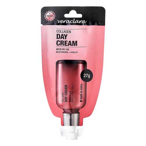 Крем для лица Veraclara Collagen day cream 27 г в Магнит Косметик