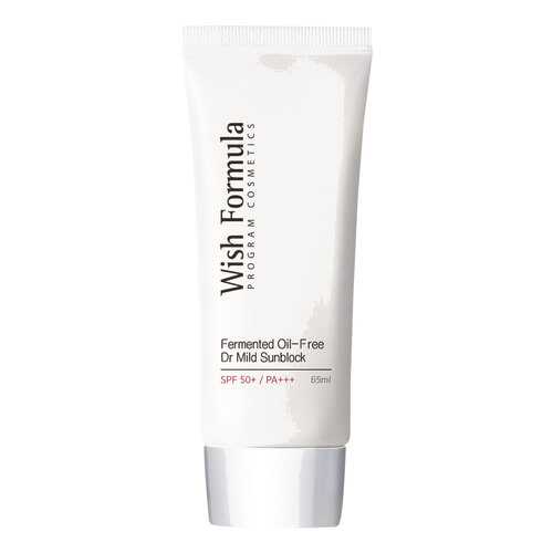 Крем для лица Wish Formula Fermented Oil Free Dr Mild Sun Block SPF50+/PA+++ 65 мл в Магнит Косметик
