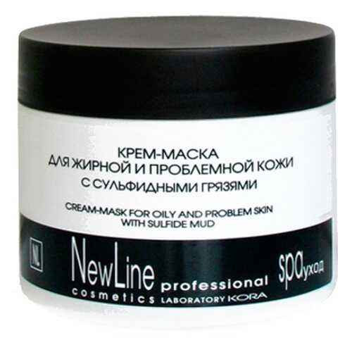 Крем-маска New Line для жирной и проблемной кожи с сульфидными грязями, 300 мл в Магнит Косметик