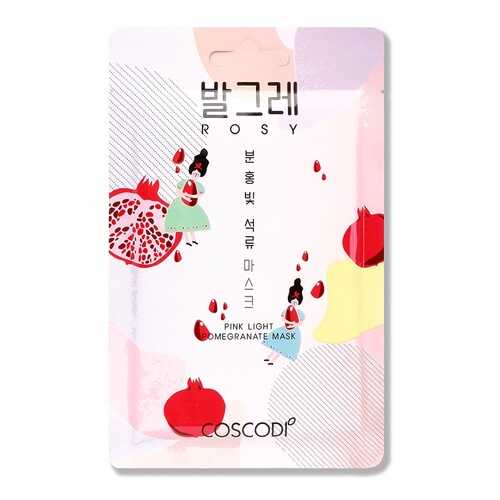 Маска COSCODI rosy pink light pomegranate mask sheet в Магнит Косметик