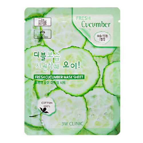 Маска для лица 3W Clinic Fresh Cucumber Mask Sheet 23 мл в Магнит Косметик