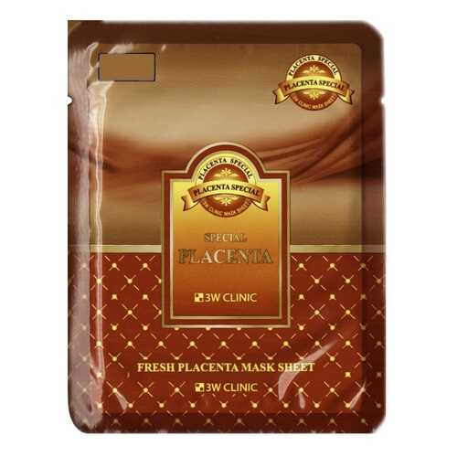 Маска для лица 3W Clinic Fresh Placenta Mask Sheet 23 мл в Магнит Косметик