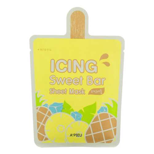 Маска для лица A'Pieu Icing Sweet Bar Sheet Mask Pineapple 21 г в Магнит Косметик