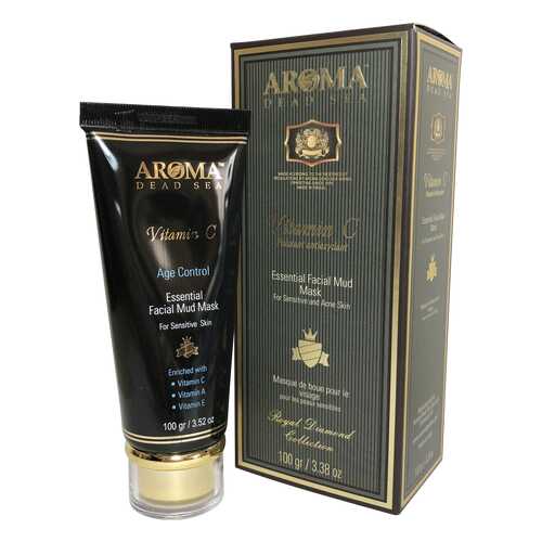 Маска для лица Aroma Dead Sea Vitamin C Essential Facial Mud Mask for Sensitive Skin 100 г в Магнит Косметик