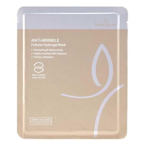 Маска для лица BeauuGreen Anti-Wrinkle Pullulan Hydrogel Mask 1 шт в Магнит Косметик