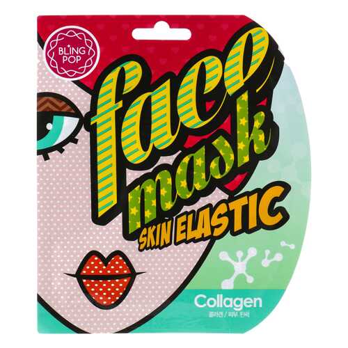 Маска для лица Bling pop Collagen Skin Gell Mask 25 мл в Магнит Косметик