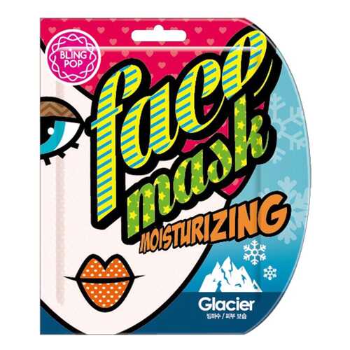 Маска для лица Bling pop Glacier Moisturizing Mask 25 мл в Магнит Косметик
