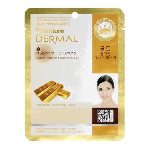 Маска для лица Dermal Premium Gold Collagen Essence Mask 23 мл в Магнит Косметик