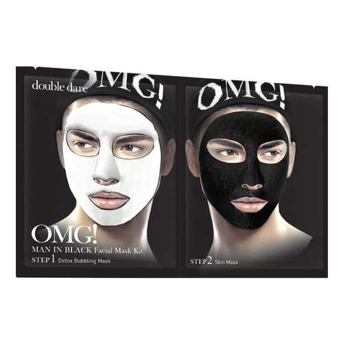 Маска для лица Double Dare OMG! Man In Black Facial Mask Kit упаковка 5 штук в Магнит Косметик