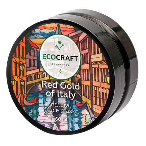 Маска для лица Ecocraft Natural Face Mask Red gold of Italy 60 мл в Магнит Косметик