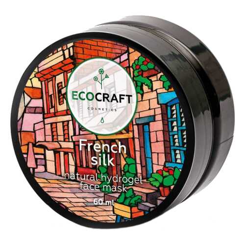 Маска для лица Ecocraft Natural Hydrogel Face Mask French silk 60 мл в Магнит Косметик