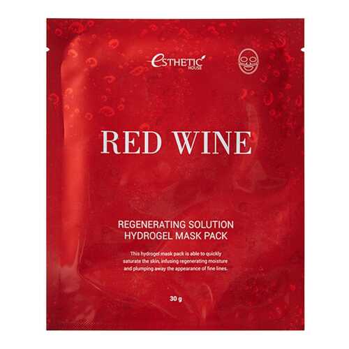Маска для лица Esthetic House Red Wine Regenerating Solution Hydrogel Mask Pack 28 мл в Магнит Косметик
