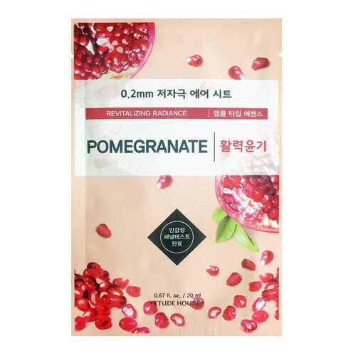 Маска для лица Etude House 0,2 Therapy Air Mask Pomegranate 20 мл в Магнит Косметик