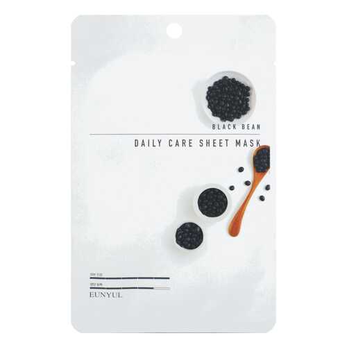 Маска для лица Eunyul Black Bean Daily Care Sheet Mask 22 мл в Магнит Косметик