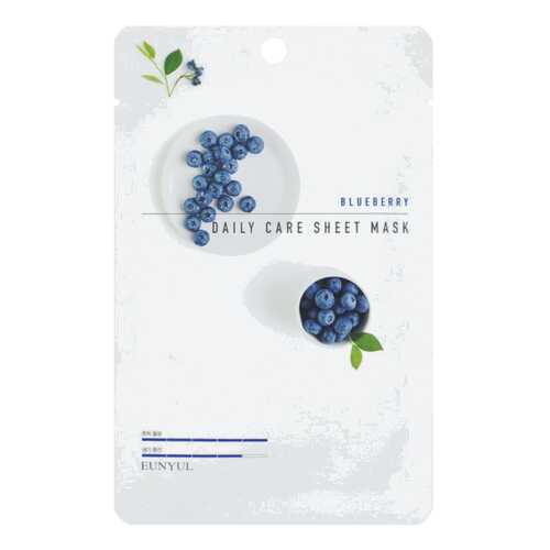 Маска для лица Eunyul Daily Care Mask Sheet Blueberry 22 мл в Магнит Косметик