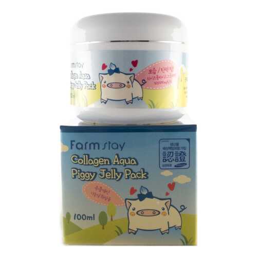 Маска для лица FarmStay Collagen Aqua Piggy Jelly Pack 100 мл в Магнит Косметик