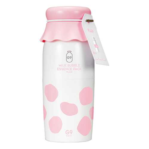 Маска для лица G9SKIN Milk bubble essence pack - plain 50 мл в Магнит Косметик