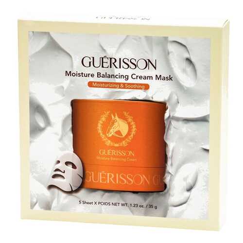 Маска для лица Guerisson Moisture Balancing Cream mask увлажняющая и балансирующая 5 шт в Магнит Косметик