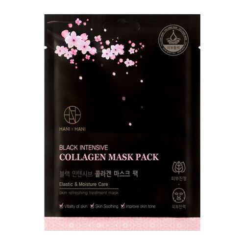 Маска для лица HANIxHANI Black Intensive Collagen Mask Pack 25 мл в Магнит Косметик