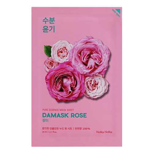 Маска для лица Holika Holika Pure essence Mask Sheet Damask Rose 20 мл в Магнит Косметик